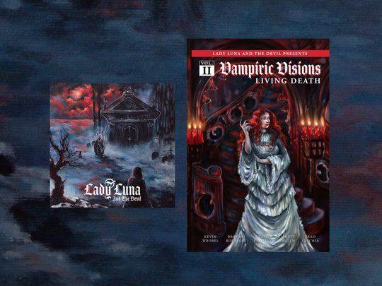 Lady Luna and the Devil – Vampiric Visions Vol. II: Living Death CDr, Album, Avec Bande Dessinée