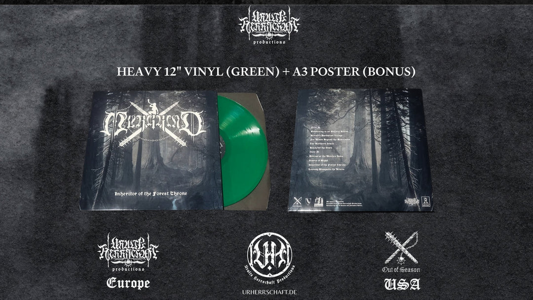 Murgrind - Inheritor of the Forest Throne Vinyle, LP, Album, Édition Limité, Vert
