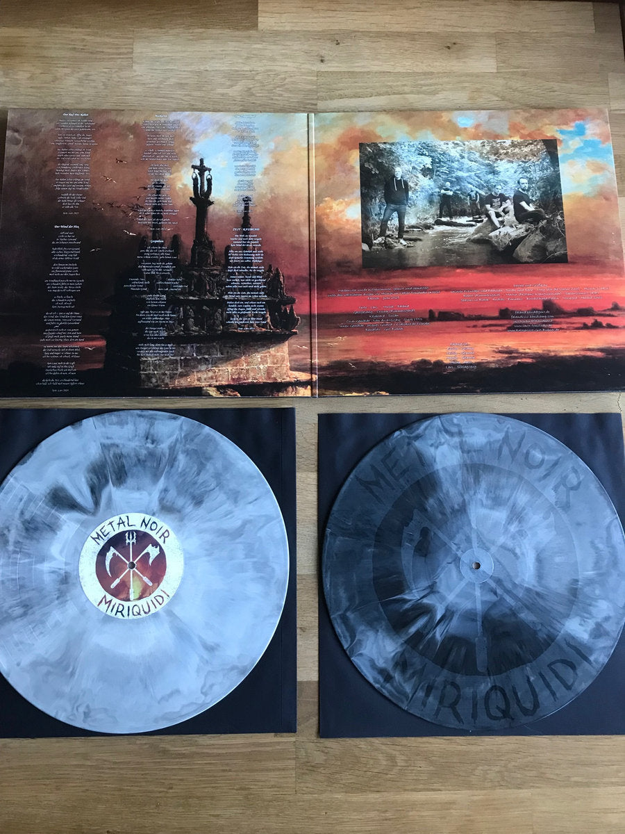 Faland - Narbenvolk 2x Vinyle, LP, Album, Édition Limité, Gatefold Autographié, Gravé, Grey Marble