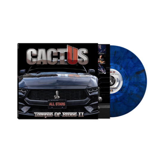 Cactus – Temple of Blues II - All-Stars  Vinyle, LP, Album, Édition Limitée, Blue Marble