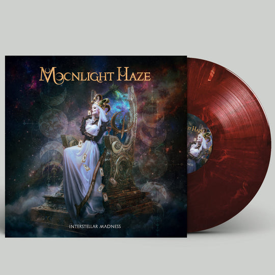 Moonlight Haze – Interstellar Madness  Vinyle, 12", EP, Édition Limitée, Marbled Burgundy