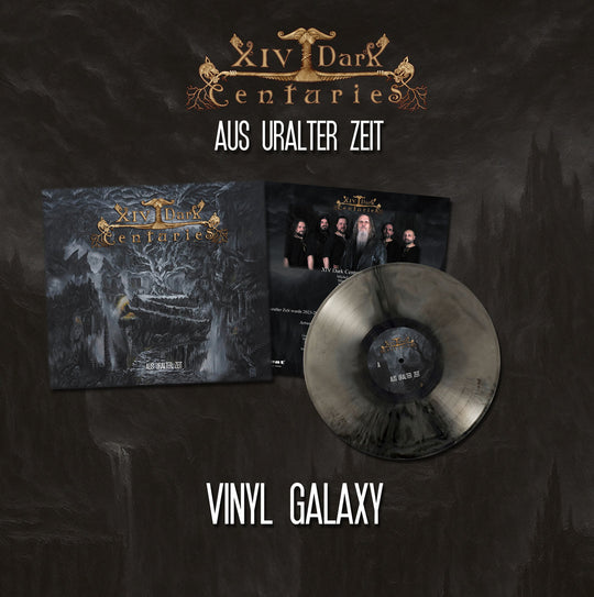 XIV Dark Centuries - Aus Uralter Zeit Vinyle, LP, Album, Édition Limité, Galaxy Black-Grey