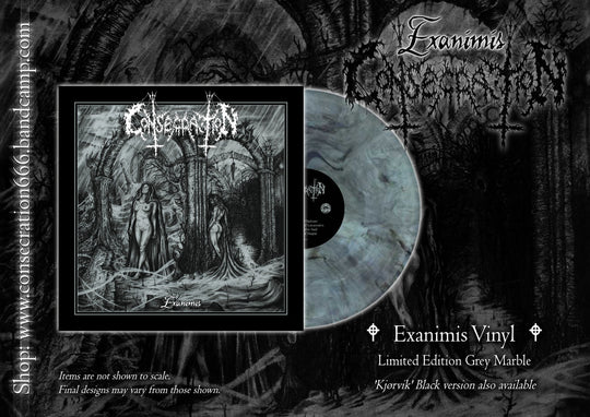 Consecration - Exanimis Vinyle, LP, Album, Édition Limité, Grey Marble