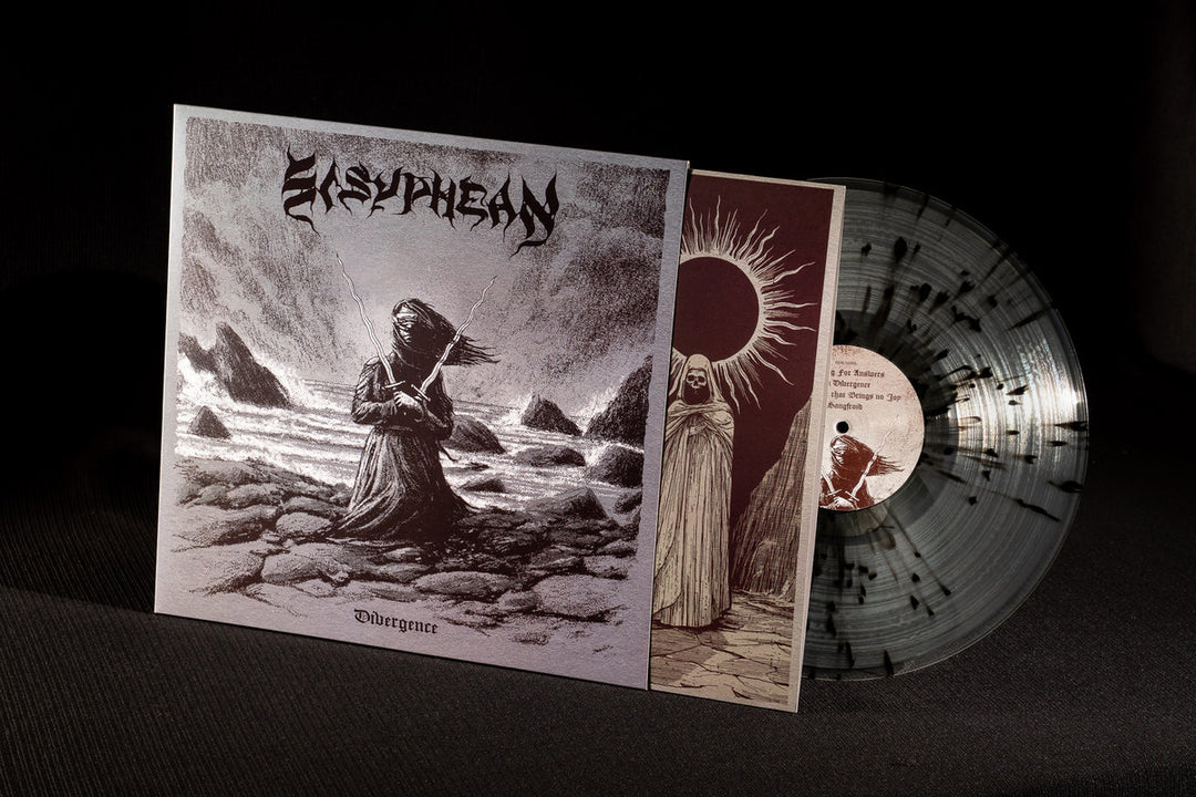 Sisyphean - Divergence Vinyle, LP, Album, Édition Limité, Ultra Clear with Black Splatter