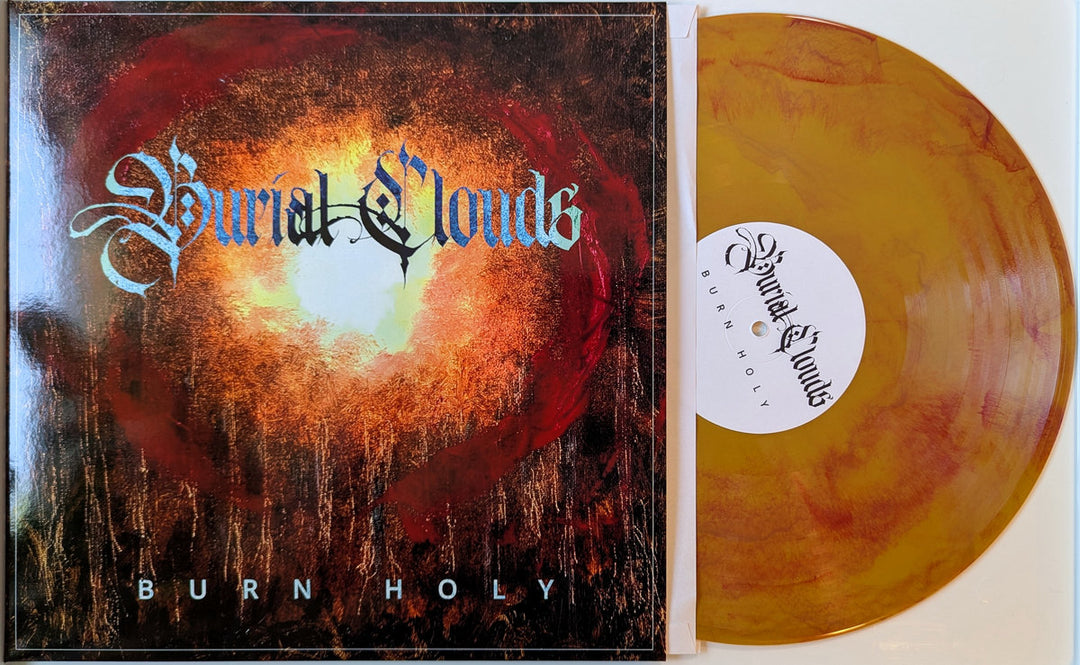 Burial Clouds - Burn Holy Vinyle, LP, Album. LP, Édition Limité, Ochre with Red Marble