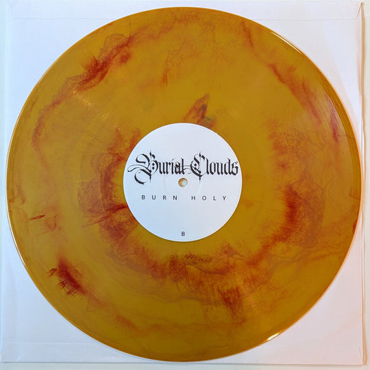 Burial Clouds - Burn Holy Vinyle, LP, Album. LP, Édition Limité, Ochre with Red Marble