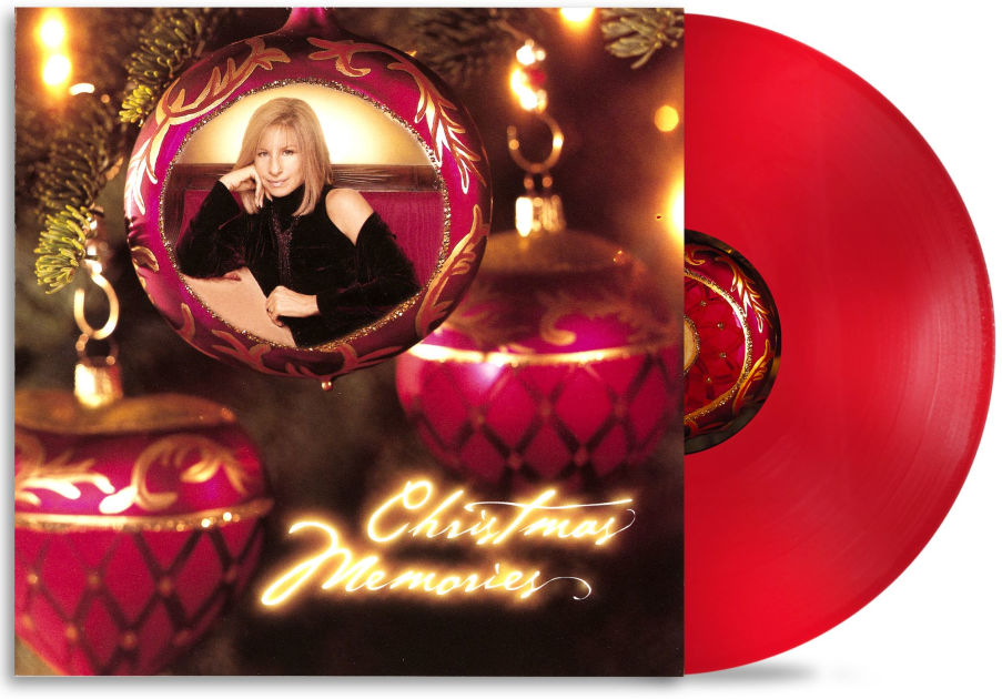 Barbra Streisand – Christmas Memories  Vinyle, LP, Album, Réédition, Red Marble