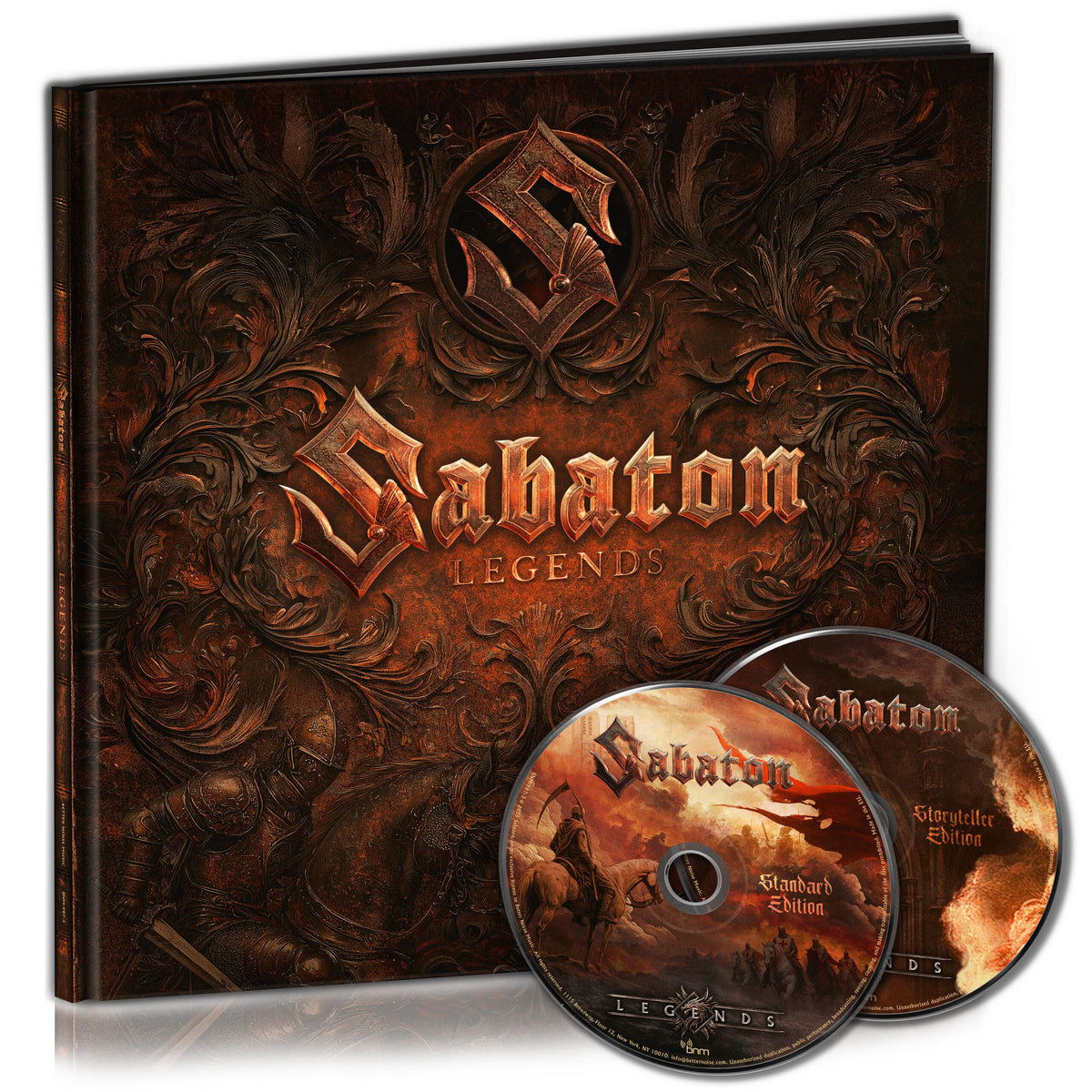 Sabaton – Legends 2 x CD, Album, Earbook, Édition Storyteller