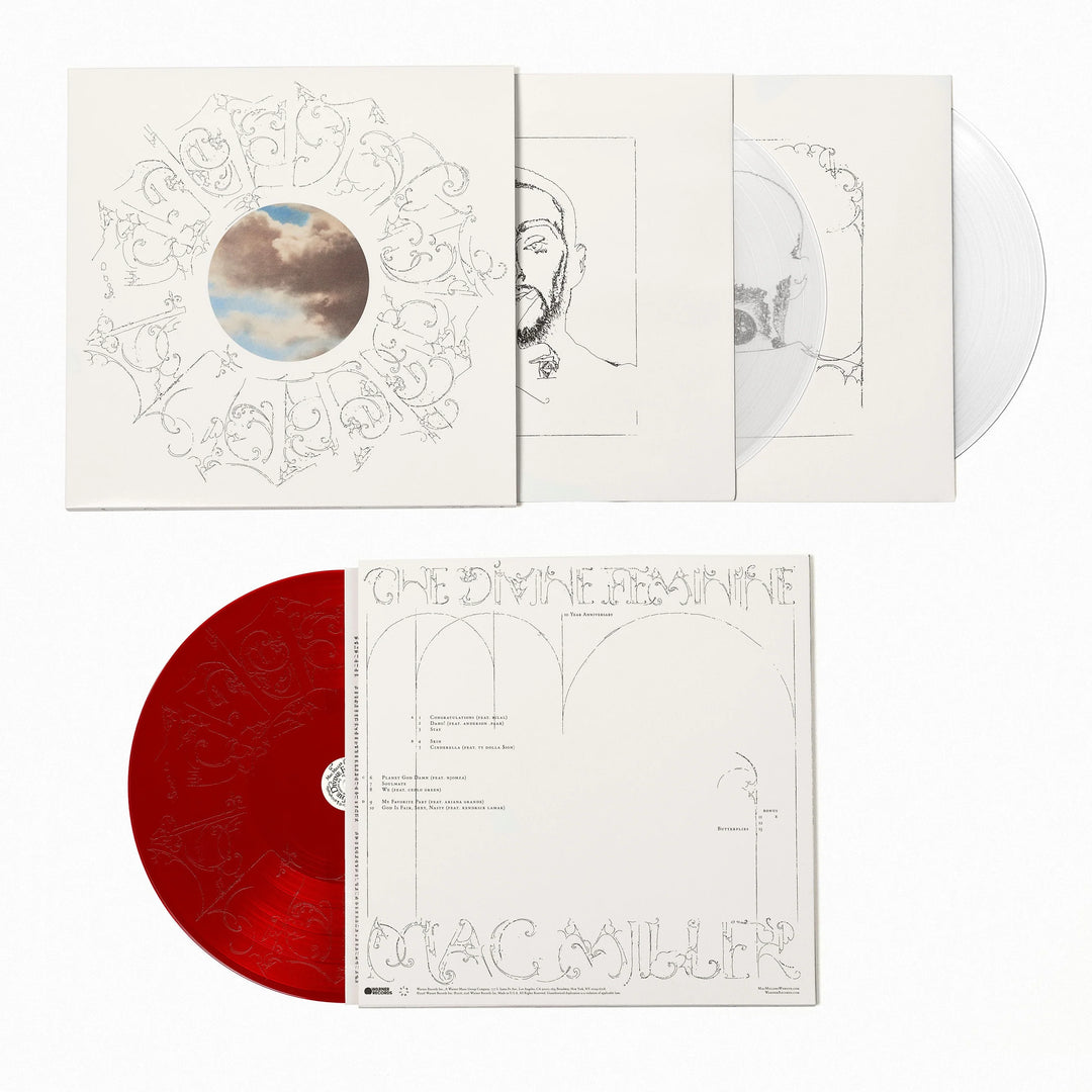 Mac Miller - The Divine Feminine 3 x Vinyle, LP, Album, 10th Anniversary Standard,  Indie Exclusive, Milky Clear + Ruby