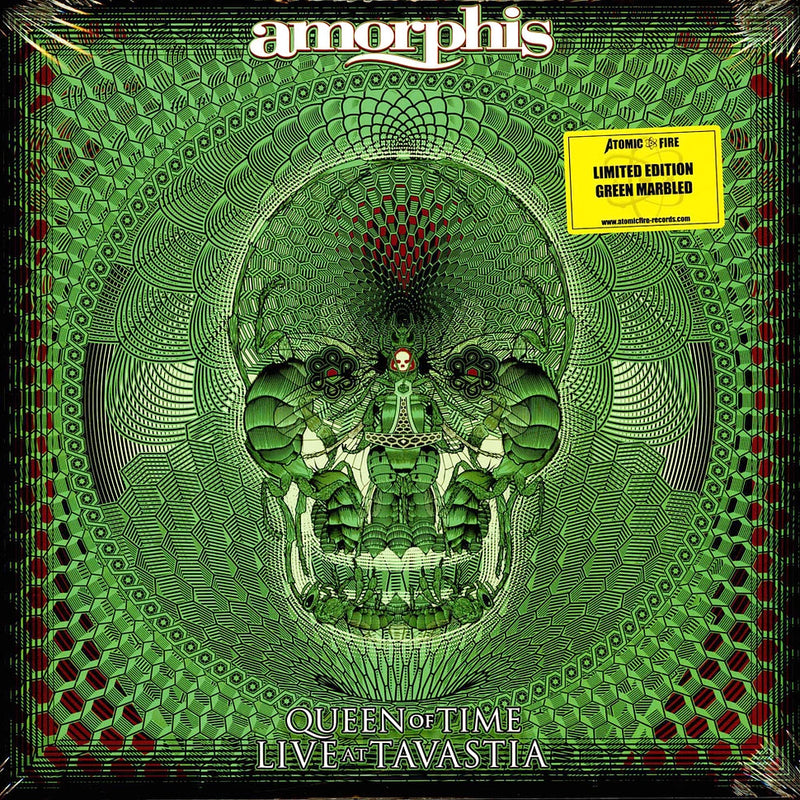 Amorphis – Queen Of Time - Live At Tavastia  2 x Vinyle, LP, Album, Édition Limitée, Green Marbled, 180g