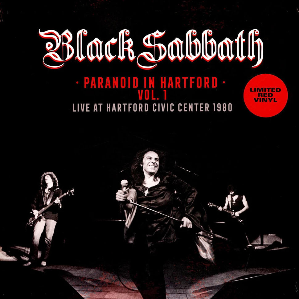 Black Sabbath – Paranoid In Hartford Vol. 1 Live At Hartford Civic Center 1980 Vinyle, LP, Album