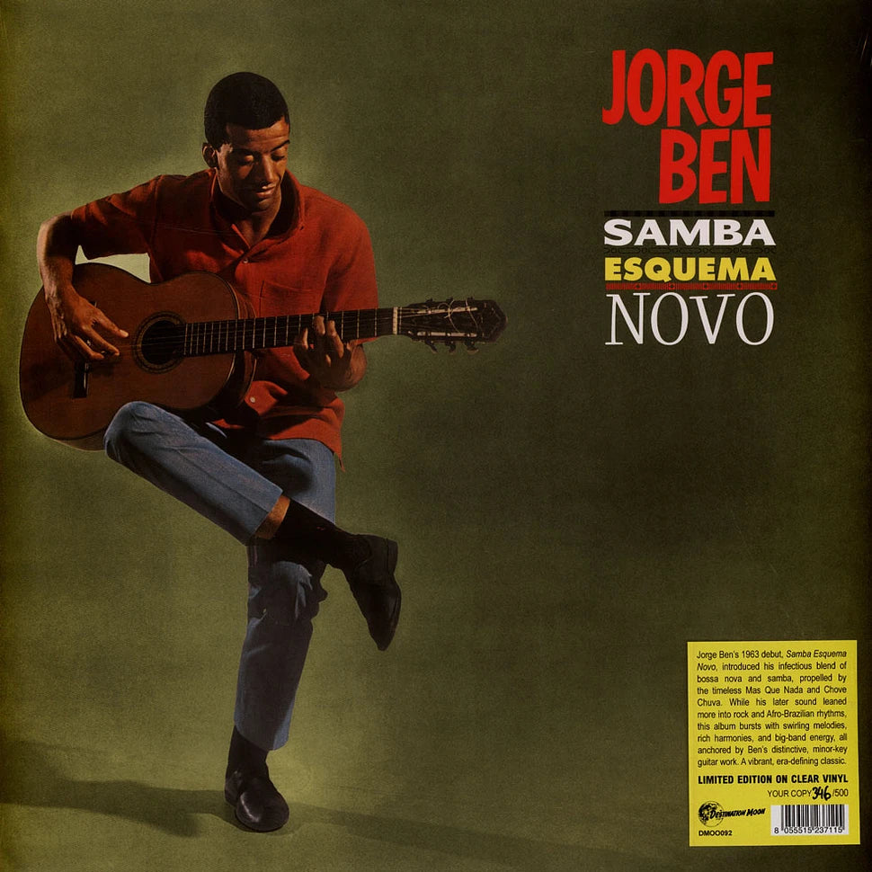 Jorge Ben – Samba Esquema Novo  Vinyle, LP, Album, Édition limitée, Numérotée, Réédition, Transparent