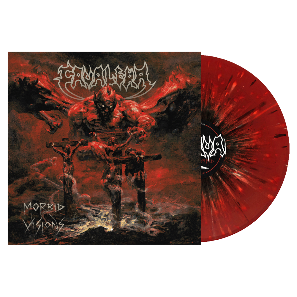 Cavalera - Morbid Visions Vinyle, LP, Édition Limitée, Red/Black &amp; White Splatter