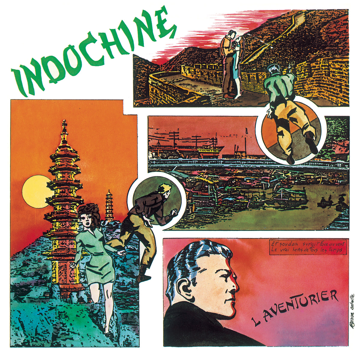 Indochine – L'Aventurier  Vinyle, LP, Mini-Album, Réédition, Remasterisé