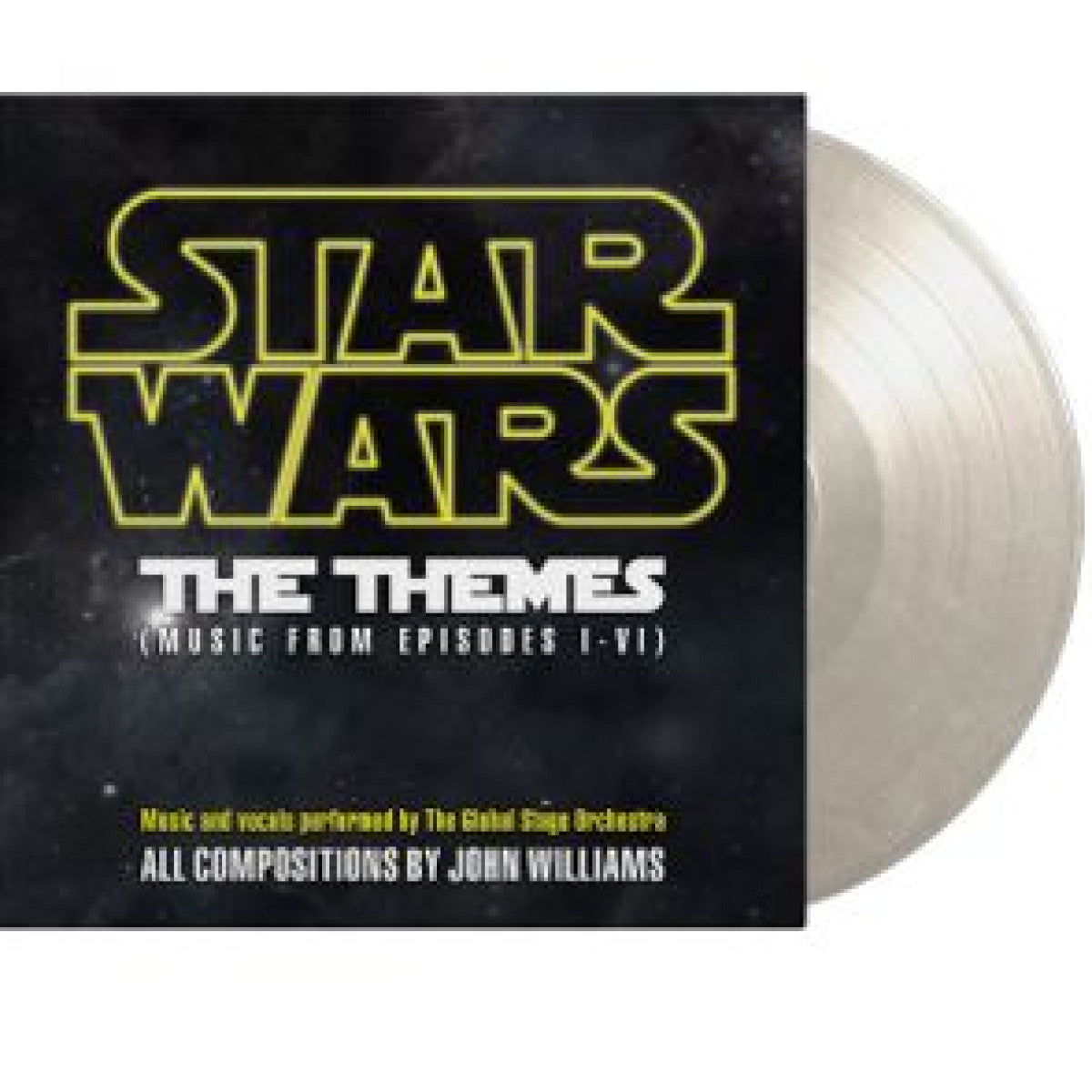 Global Stage Orchestra – Star Wars - The Themes Vinyle, LP, Compilation, Édition limitée, Réimpression, Stéréo, Clear Smoke
