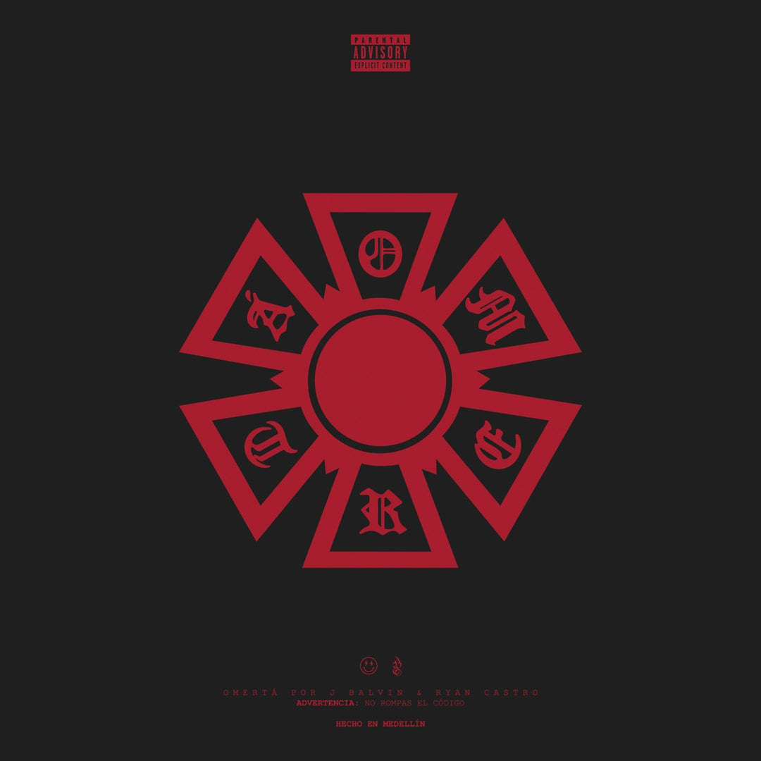 J Balvin &amp; Ryan Castro – Omertá – pochette