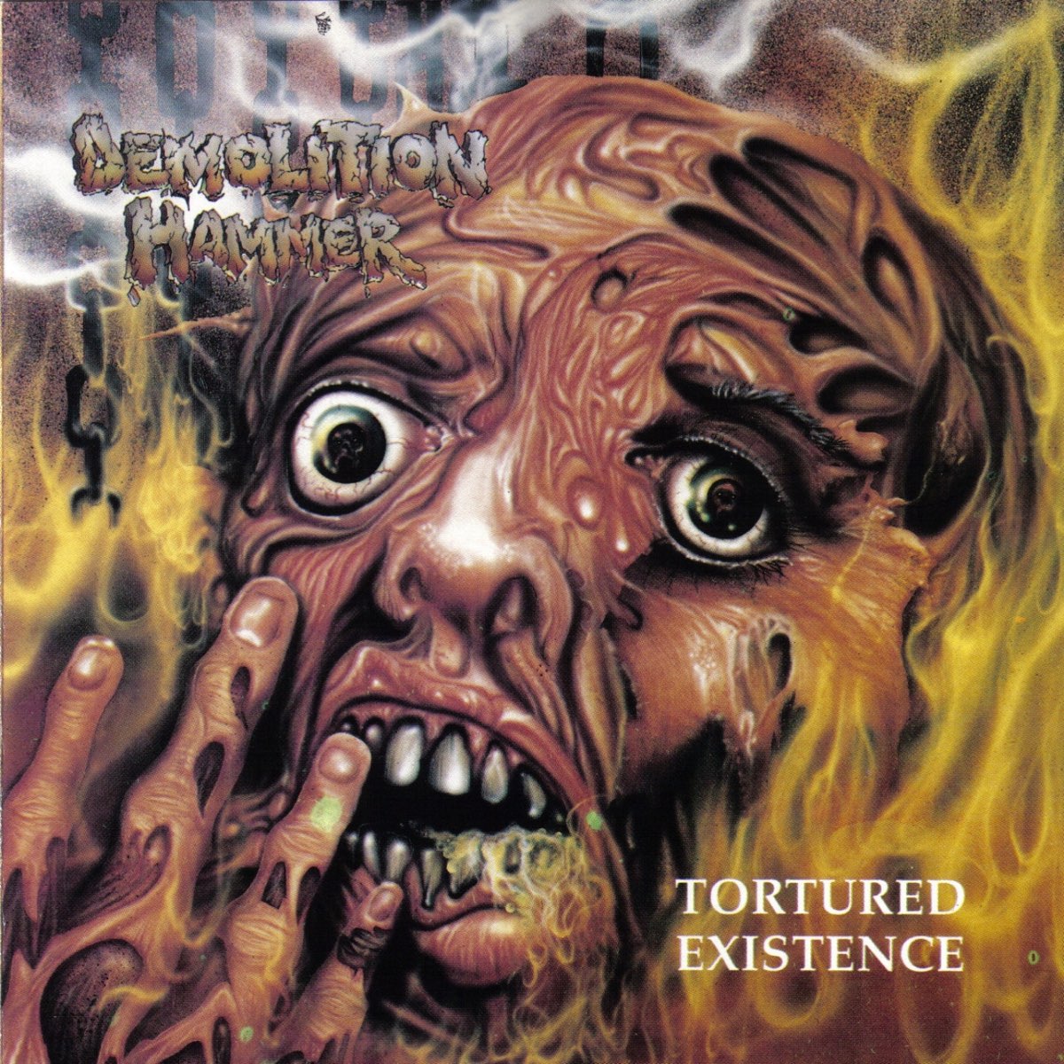 Demolition Hammer – Tortured Existence  Vinyle, LP, Album, Édition Limitée, Réédition, Remasterisé, Bleu [Transparent], 180g