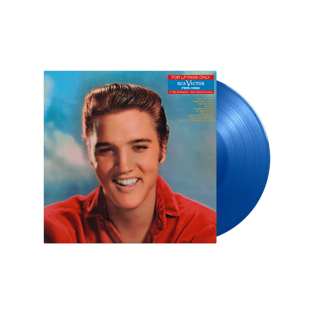 Elvis Presley – For LP Fans Only  Vinyle, LP, Compilation, Édition Limitée, Numéroté, Réédition, 180g, Bleu Translucide