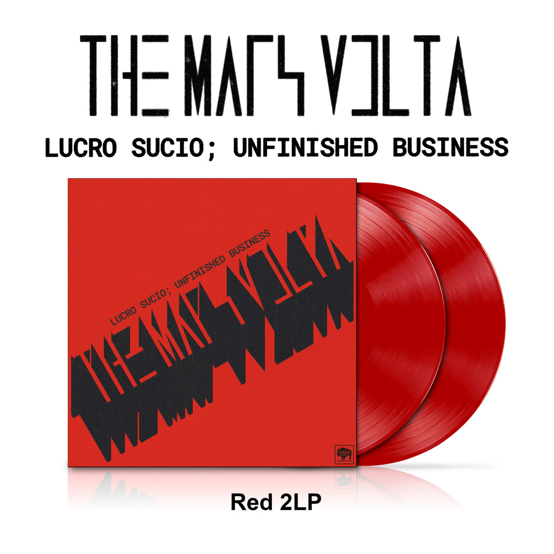 The Mars Volta – Lucro Sucio; Unfinished Business, 2xLP Rouge