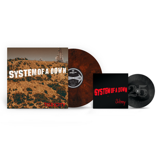 System Of A Down – Toxicity (25th Anniversary) vinyle Burgundy Shadow