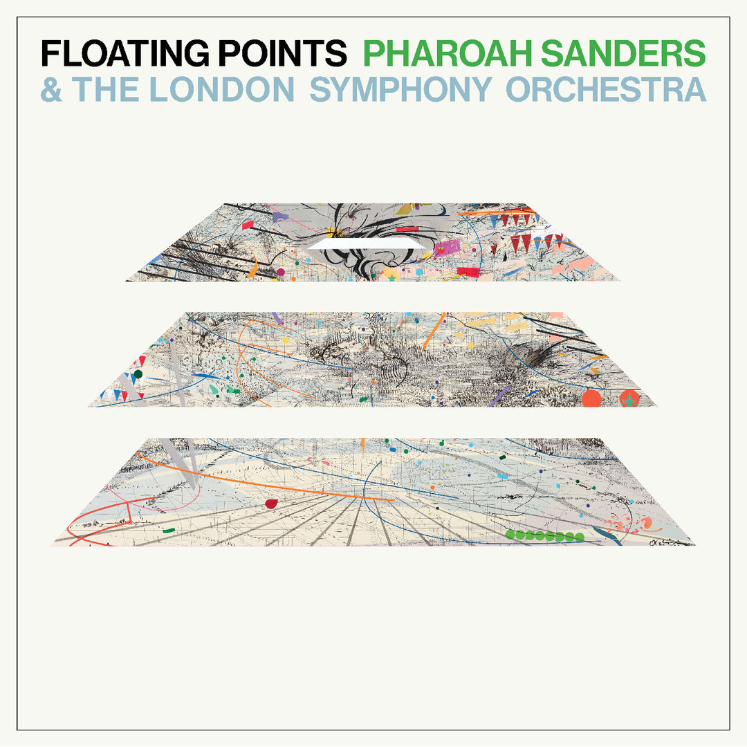Floating Points Pharoah Sanders &amp; the London Symphony Orchestra - Promises Vinyle, LP, Album, 5th Anniversary Edition (ABIOGENESIS BLUE/GREEN VINYL)