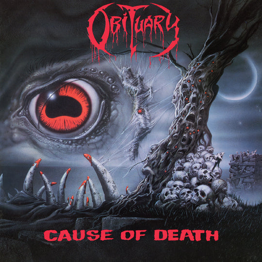 Obituary - Cause of Death Vinyle, LP, Album, Remasteriser, Édition Limité, Grey with Black Splatter