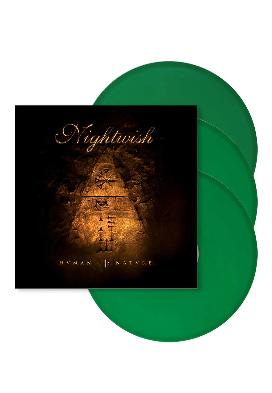 Nightwish – Human. :||: Nature.  3 x Vinyle, LP, Album, Édition Limitée, Réédition, Vert
