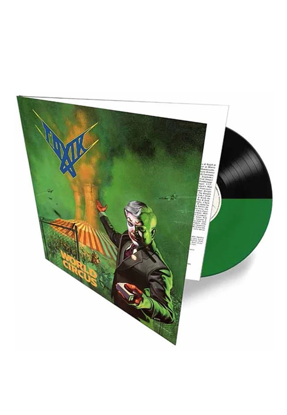 Toxik – World Circus  Vinyle, LP, Album, Réédition, Black & Green Split