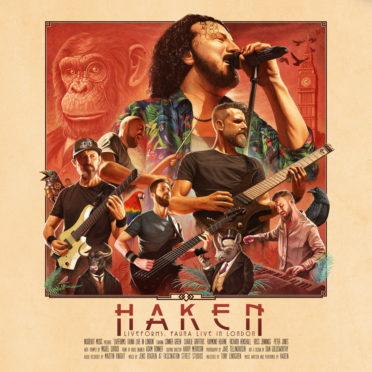 Haken – Liveforms: Fauna Live In London  2 x Vinyle, LP, Album