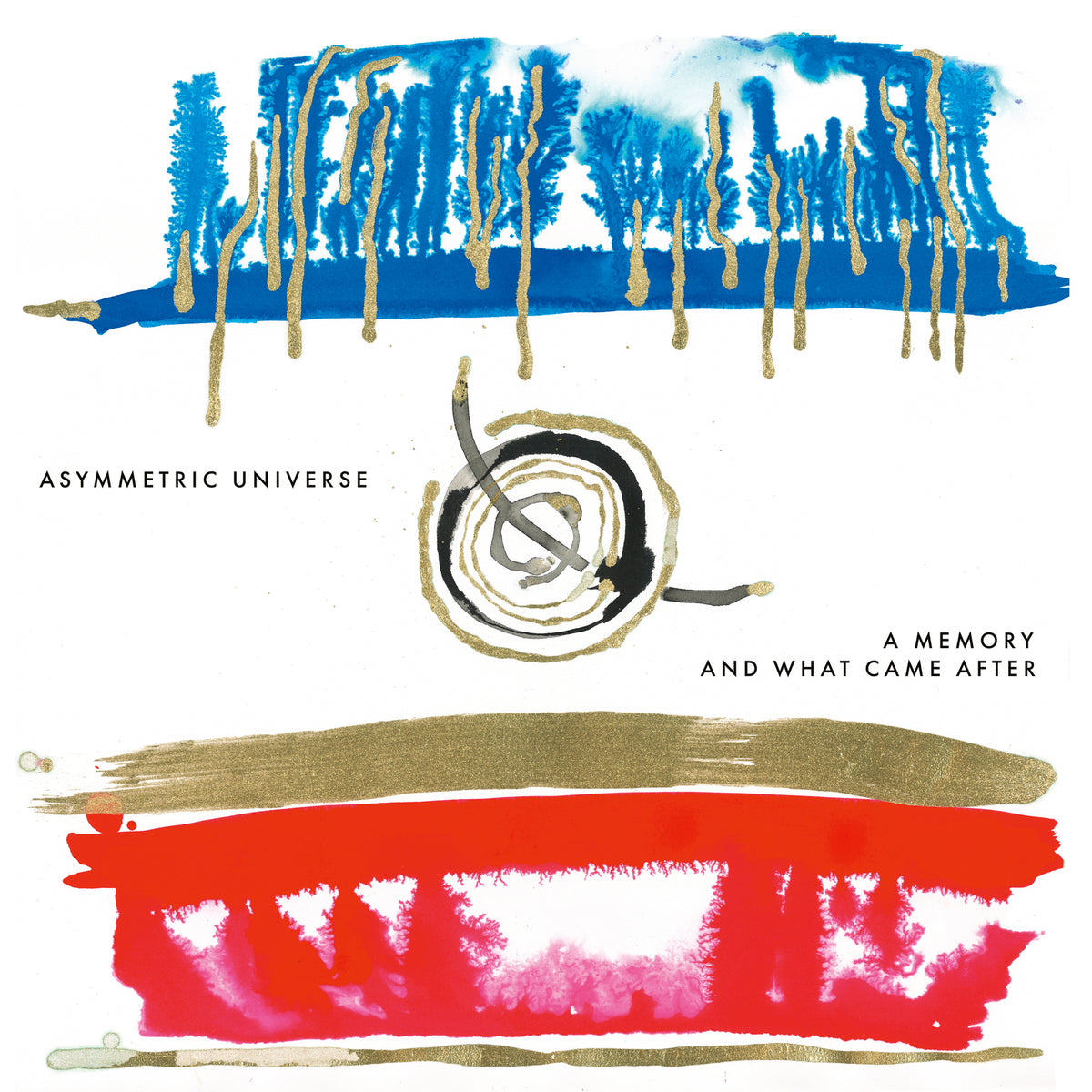 Asymmetric Universe – A Memory And What Came After  Vinyle, LP, Album, Édition limitée, Blue/Black Marbled Transparent