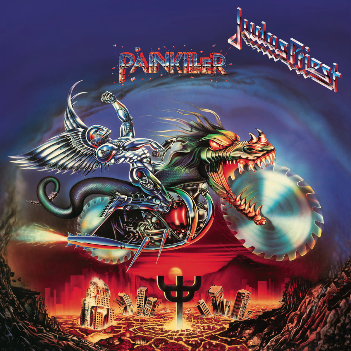 Judas Priest – Painkiller  Vinyle, LP, Album, Réédition, Remasterisé, 35ème Anniversaire