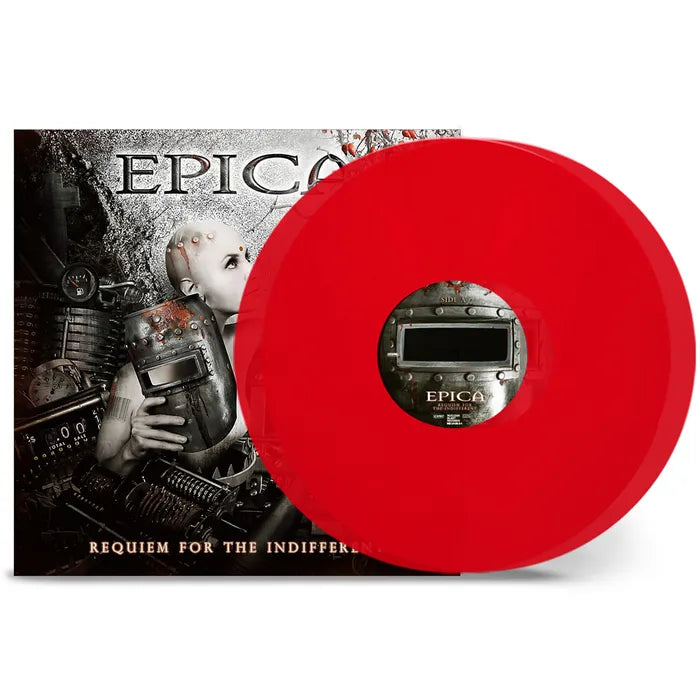 Epica  – Requiem For The Indifferent 2 x Vinyle, LP, Album, Édition Limitée, Réédition, Rouge Transparent