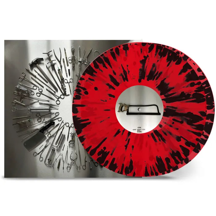 Carcass – Surgical Steel 2 x Vinyl, 12", 45 RPM, Album, Édition limitée, Réédition, Red With Black Splatter