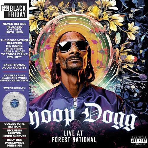 Snoop Dogg - Live At Forest National 2005 - 2 x Vinyle, LP, Black & White Smoke Effect