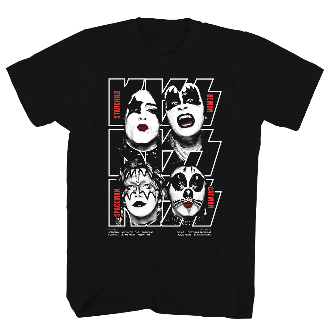 Kiss - Debut Album Cover T-shirt