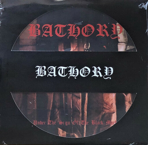 Bathory – Under The Sign Of The Black Mark Vinyle, LP, Album, Picture Disc, Réédition