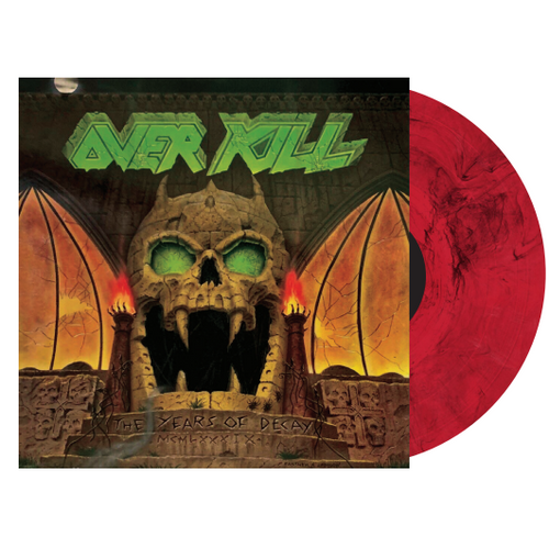 Overkill – The Years Of Decay  Vinyle, LP, Album, Réédition, Remasterisé, Red Marble