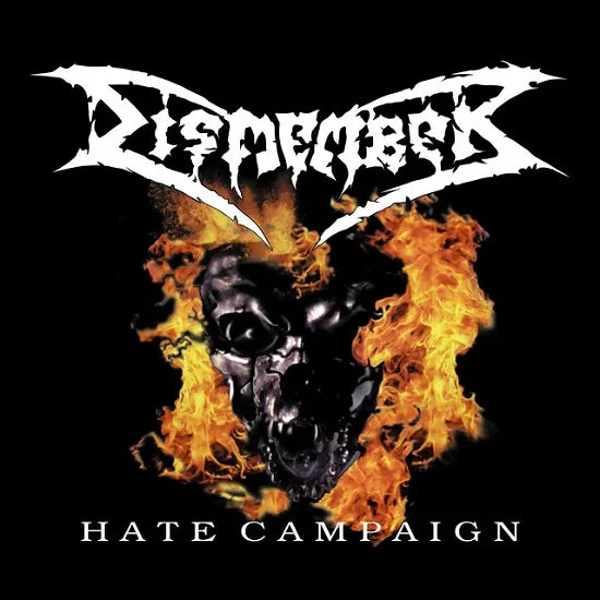 Dismember – Hate Campaign  Vinyle, LP, Album, Édition Limitée, Réédition, Remasterisé, Orange with Black Splatter