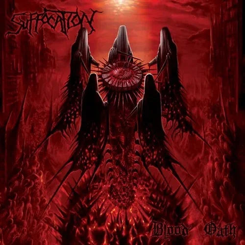 Suffocation – Blood Oath  Vinyle, LP, Album, Édition Limitée, Réédition, Red / Black Corona