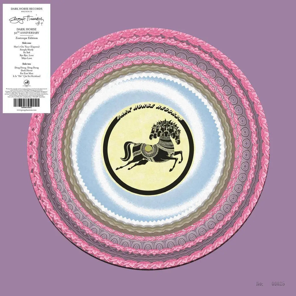 George Harrison – Dark Horse  Vinyle, LP, Disquaire Day, Édition limitée, Numérotée, Réédition, Remasterisée, Stéréo, Édition Zoetrope