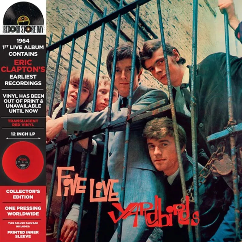 The Yardbirds - Five Live Yardbirds  Vinyle, LP, Album, Édition Limitée, Translucent Red
