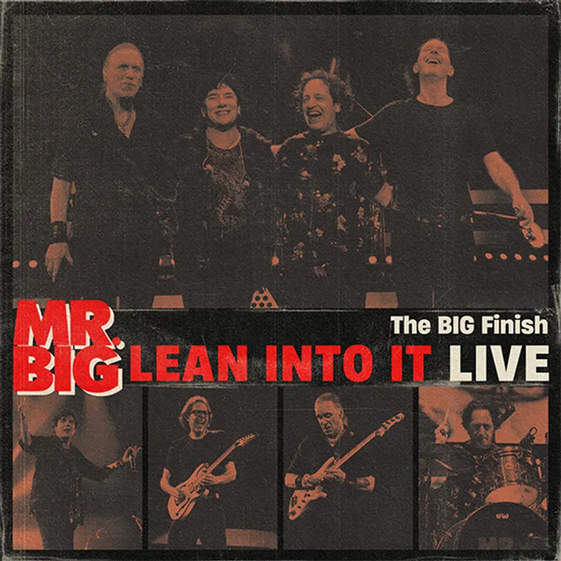 Mr Big - The Big Finish - Lean Into It Live  Vinyle, LP, Album, Édition Limitée, Numéroté, Black & Red Splatter, 180g