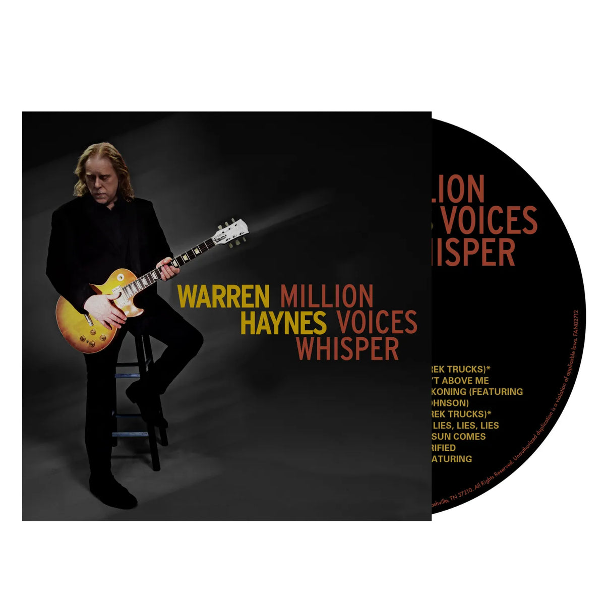 Warren Haynes - Million Voices CD, Album, Digipak