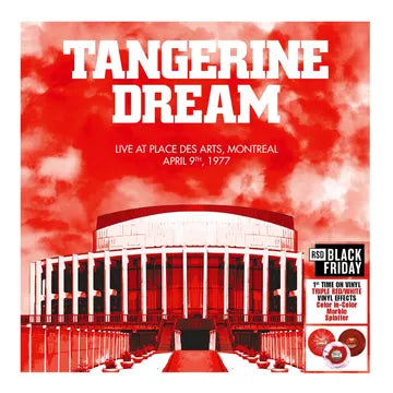 Tangerine Dream - Live at Place des Arts, Montreal - April 10, 1977, 3 x LP, Album, Vinyle, RED, WHITE