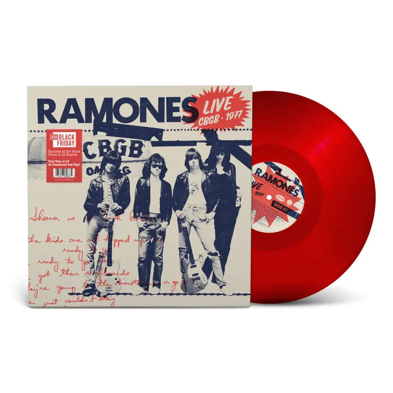 Ramones – Live at CBGB, 1977 - Vinyle, LP, Édition Limitée, Translucent Red
