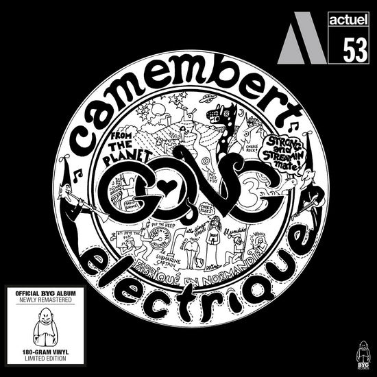 Gong ‎– Camembert Electrique  Vinyle, LP, Album, Édition Limitée, Réédition, Remasterisé, 180 Grammes