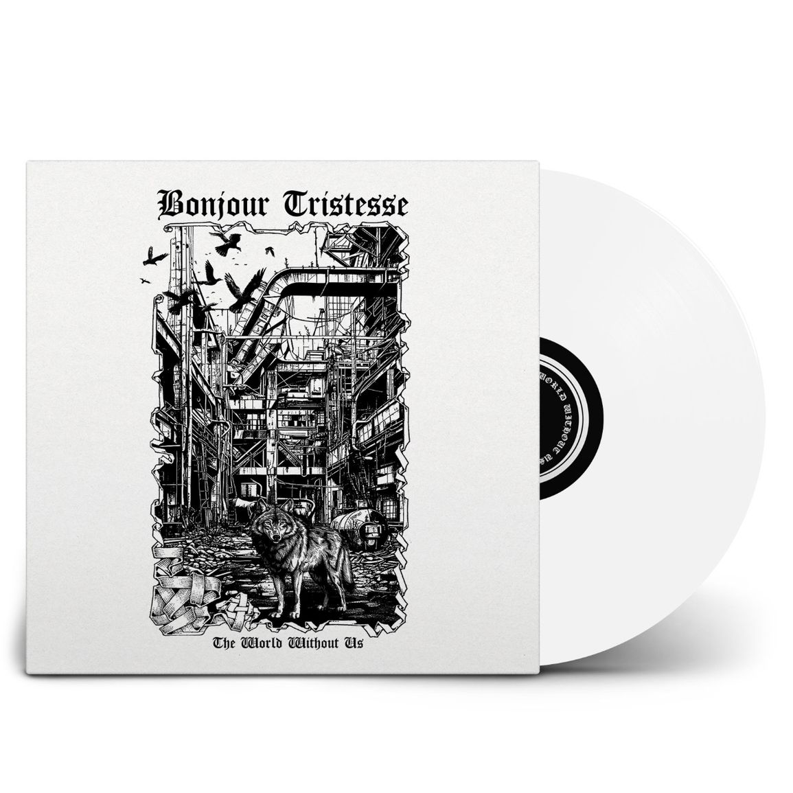 Bonjour Tristesse - The World Without Us Vinyle, LP, Album, Réédition, Édition Limitée, White