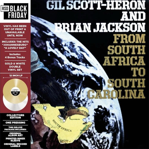 Scott-Heron, Gil & Brian Jackson - From South Africa To South Carolina 2 x Vinyle, LP, Album, Gold & White