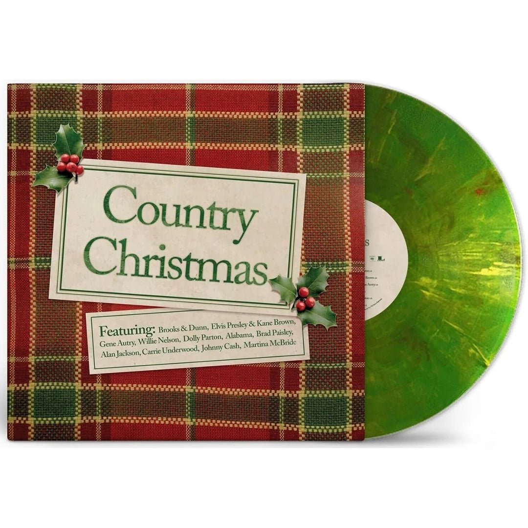 Artistes Variés - Country Christmas Vinyle, LP, Compilation, Vert