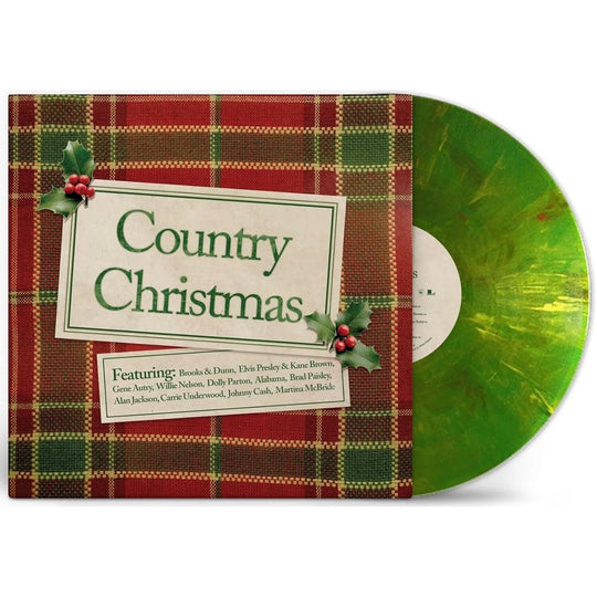 Artistes Variés - Country Christmas Vinyle, LP, Compilation, Vert